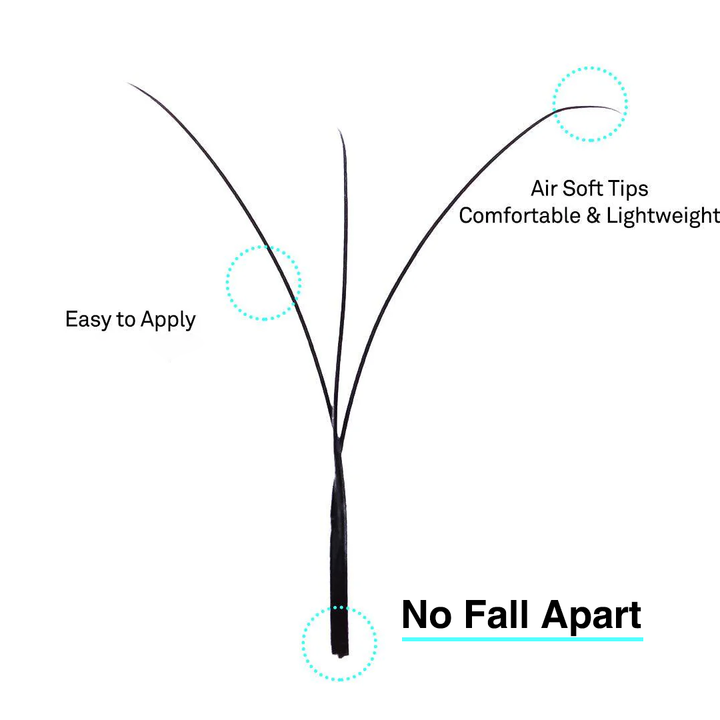 W-Shape 3D Premade Volume Fan Lash Extensions