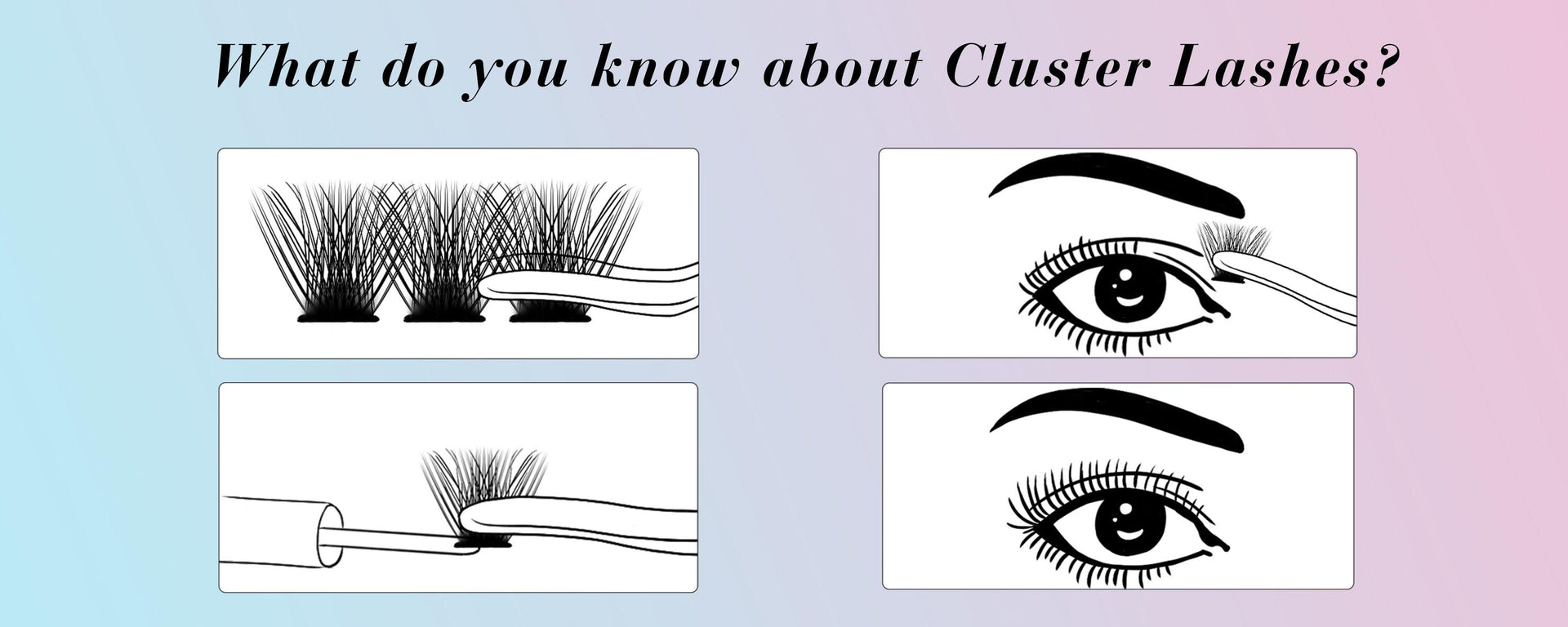 What are Cluster Lashes? - VAVALASH