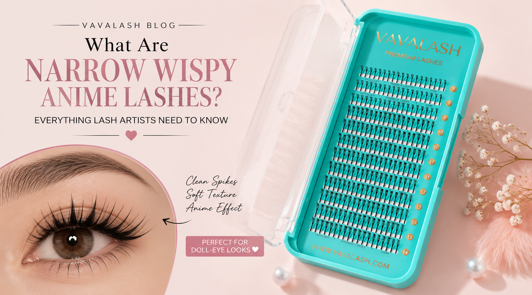 narrow wispy anime lashes guidance