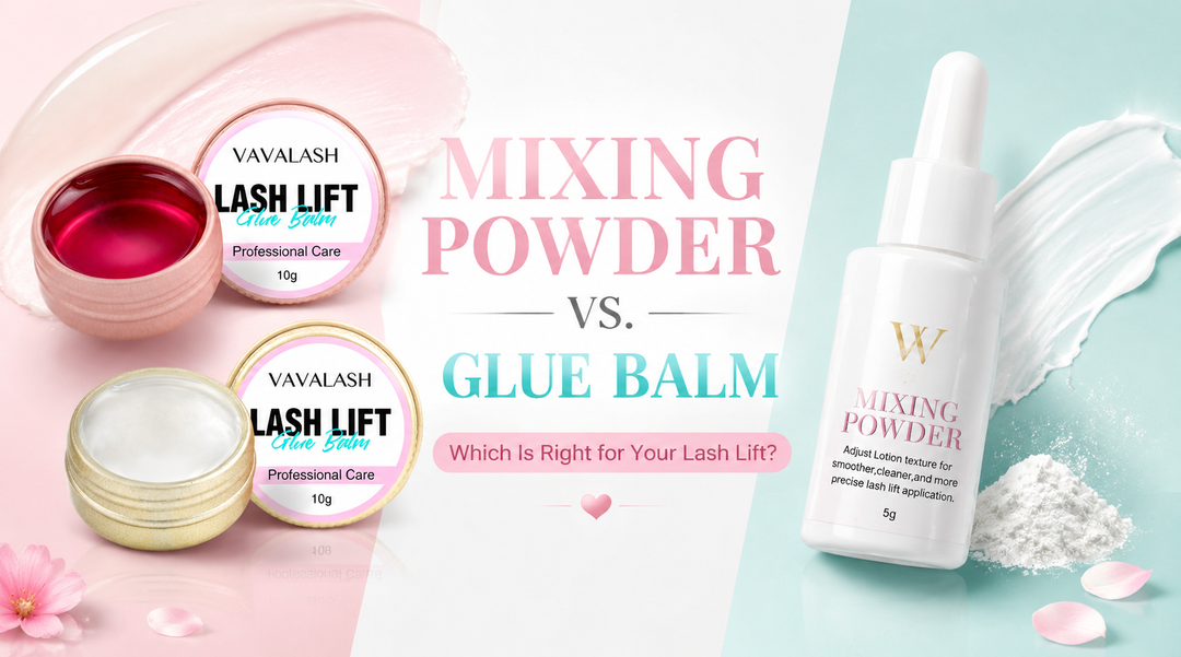 lash lift mixing powder vs glue balm