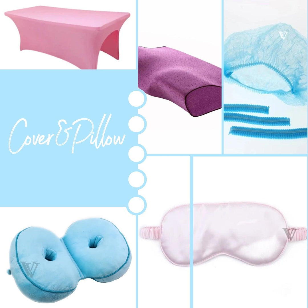 Cover and Pillow For Eyelash Extensions