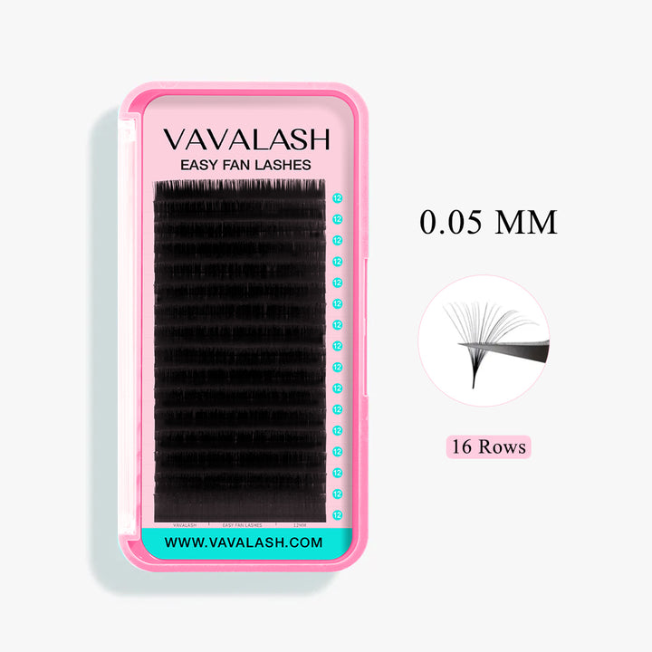 Volume Easy Fan Lash Extensions 0.05mm