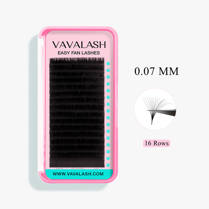 Volume Easy Fan Lash Extensions 0.07mm