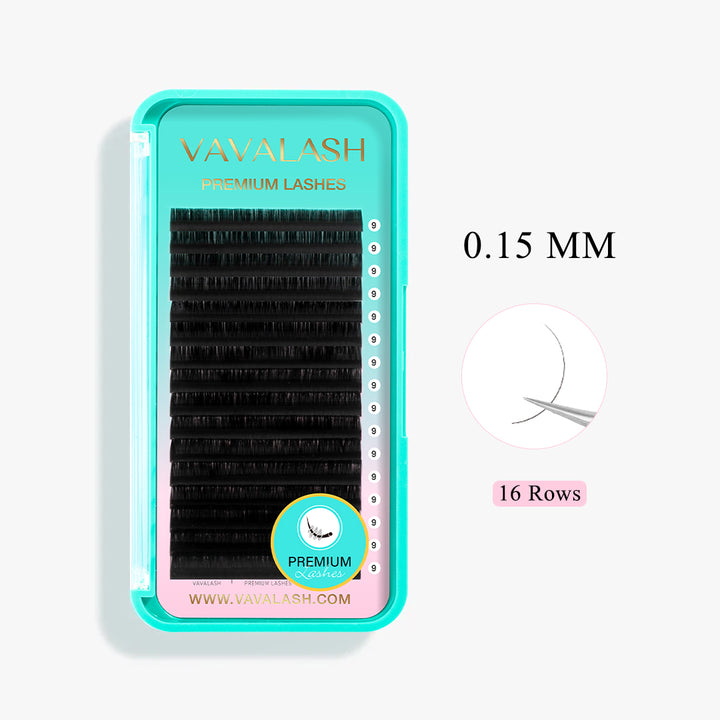 Klassische Person Premium lash Extensions 0.15 mm