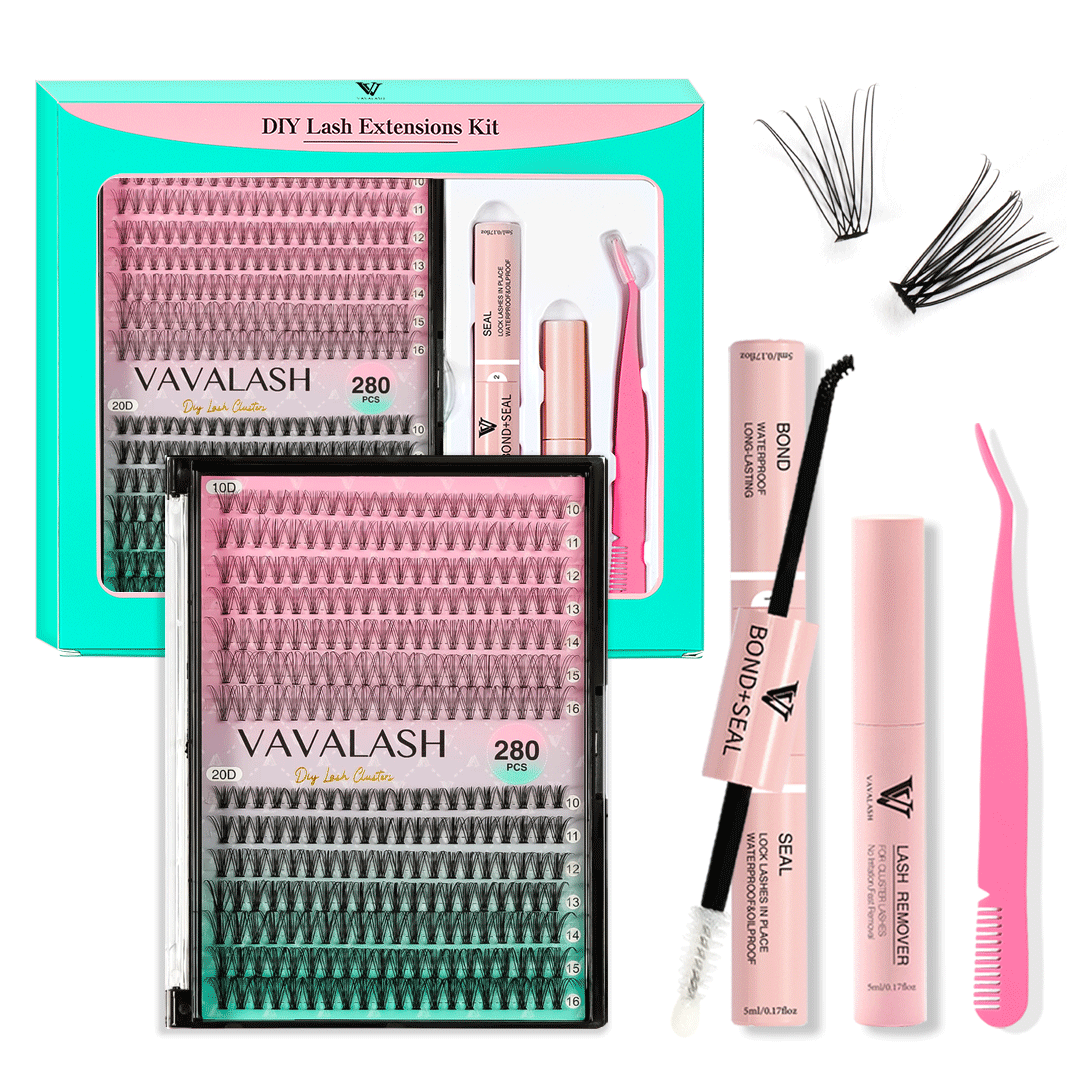 VAVALASH DIY Cluster Lash Extension Kit SC - VAVALASH