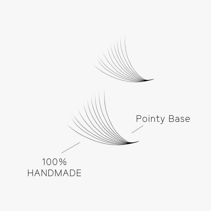 10D Handmade Premade Loose Fans With Pointy Base /500 Fans-2