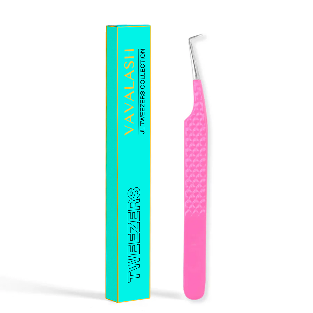 90 Degree VP-11 Diamond Dust Pink Mega Volume Tweezers