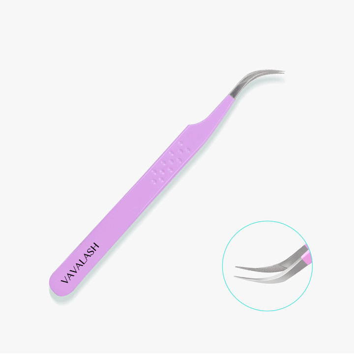 VV-01 Fiber Tip Tweezers for Volume Eyelash Extensions