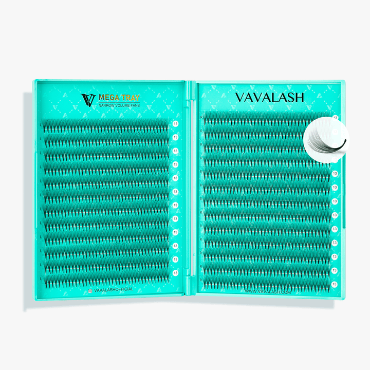 16D LASHBOOK Narrow Promade Volume Fans - 1000 Fans