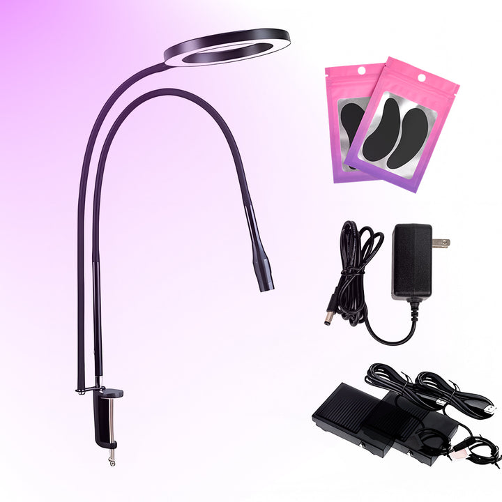 Duo UV/LED Clamp-on Eyelash Glue Lamp- US / EU Standard