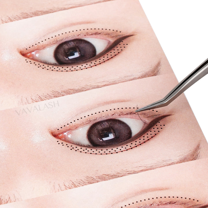 Practice Sticker for Eyelash Extension