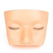 Mannequin Head With Three Layer Lashes For Lash Extensions