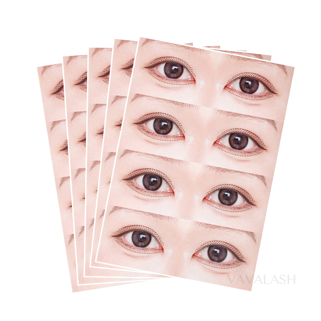 Lash Extensions Sticker Practice Sticker for Eyelash Extension – VAVALASH