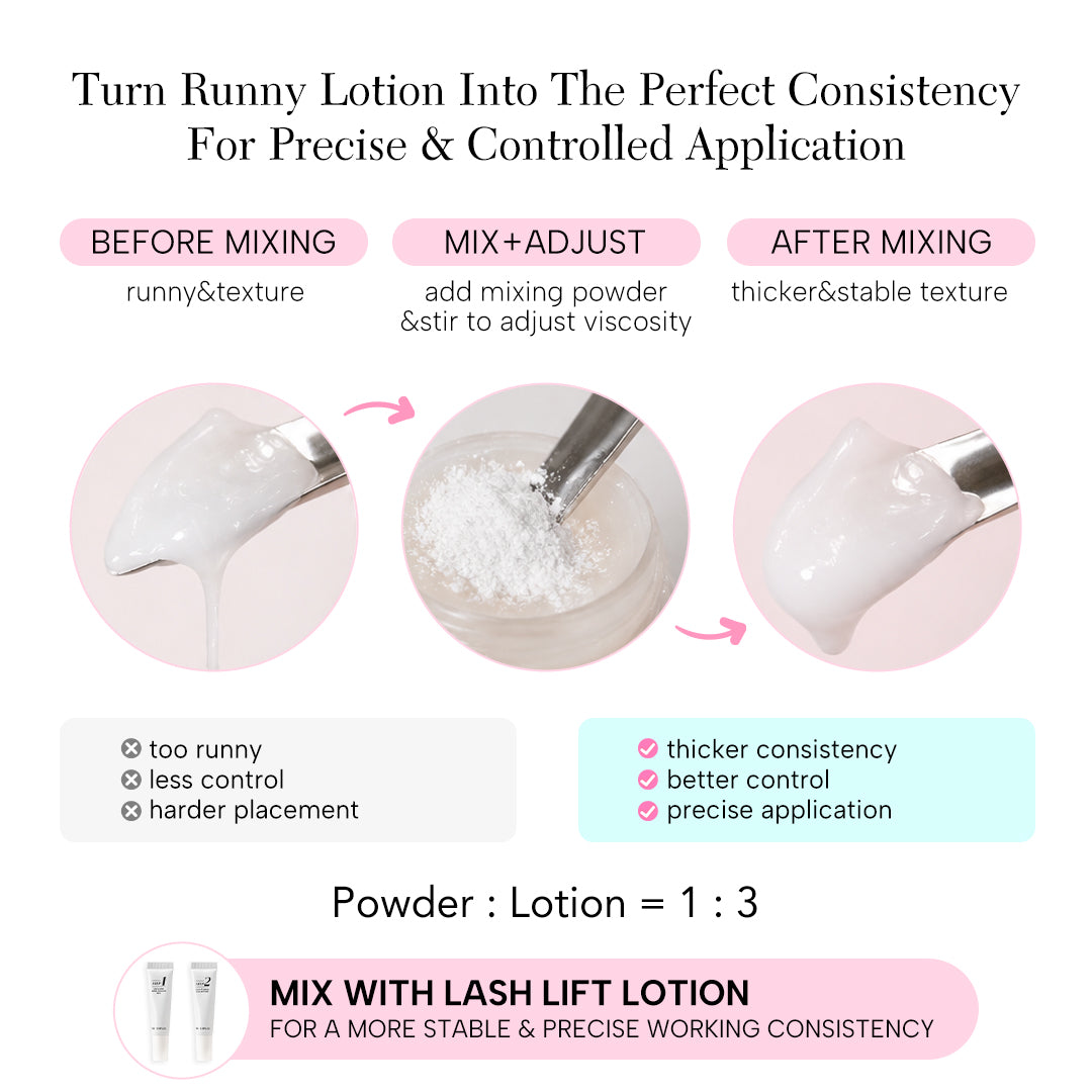 Korean Lash Lift Mixing Powder