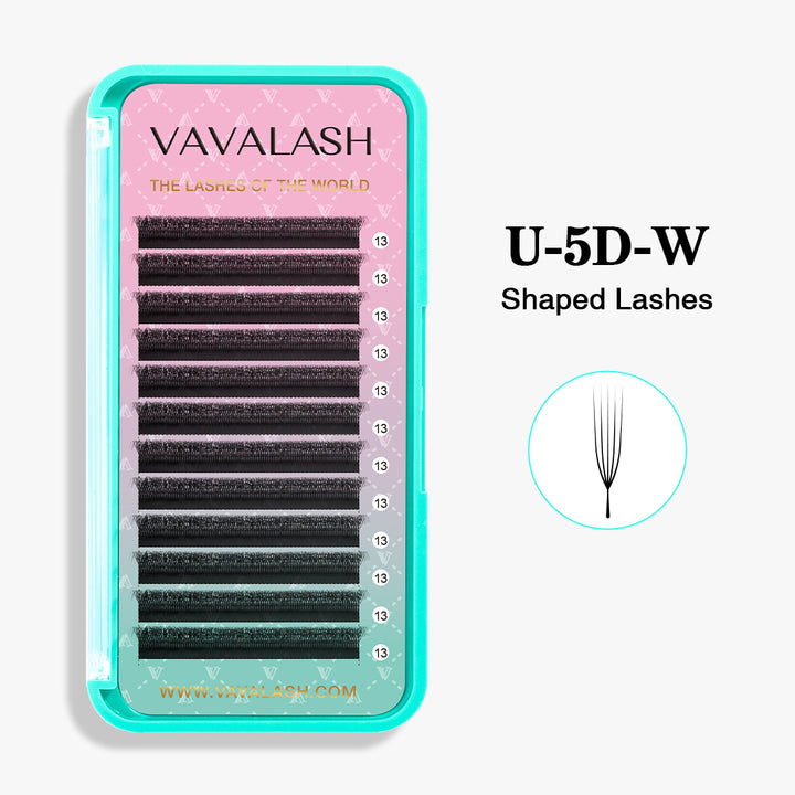 0.07MM U-shape W 5D Volume Lashes