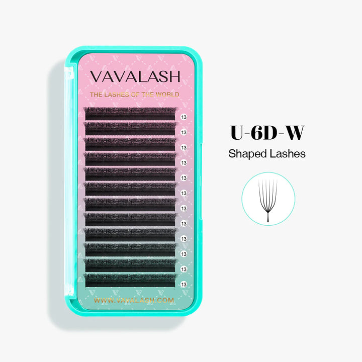 0.07MM U-Shape W 6D Volume Lashes