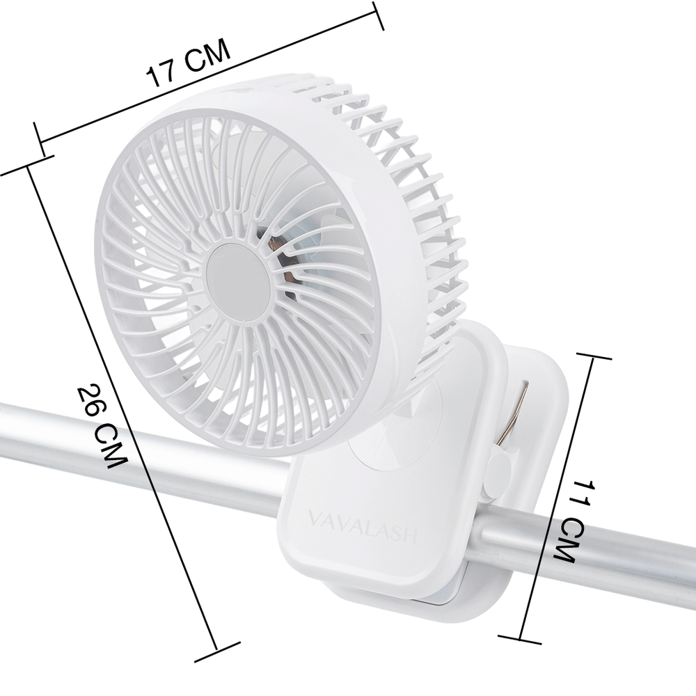 Clip & Stand Noiseless fan
