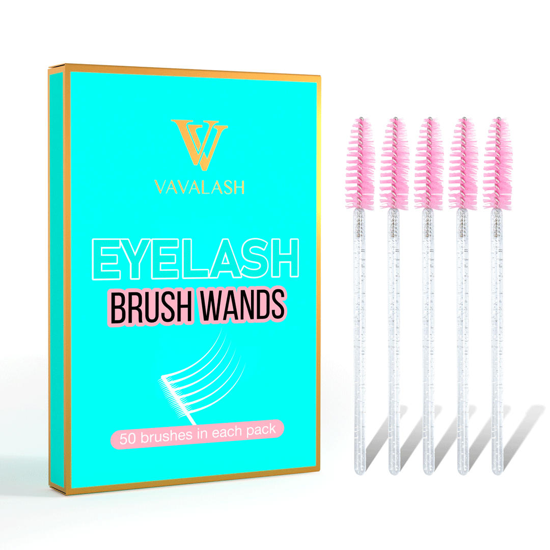 New Glitter Mascara Brush 50pcs/pack - VAVALASH