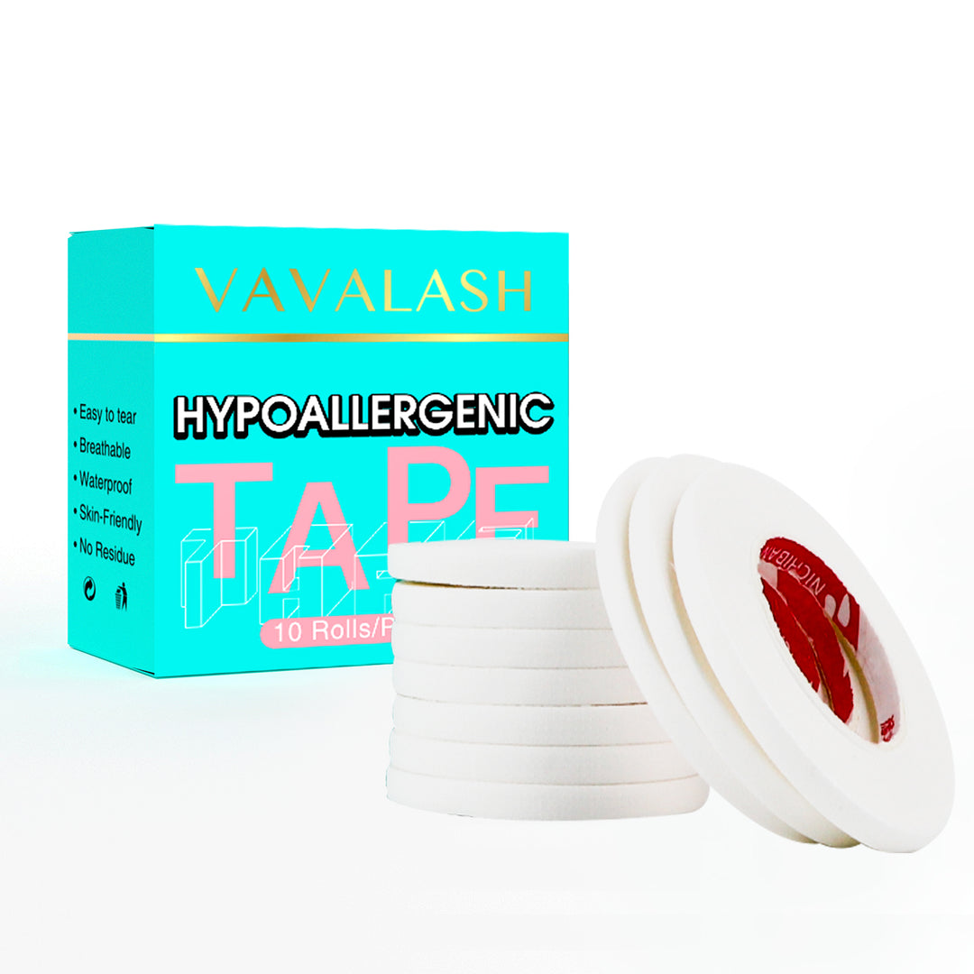 Hypoallergenic Tape For Eyelash Extension (10 Rolls/Pack)