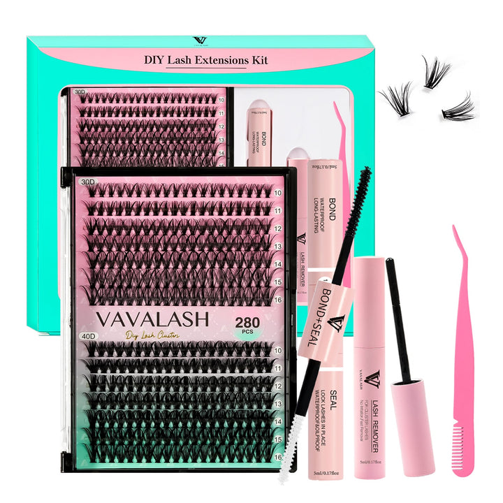 VAVALASH DIY Cluster Lash Extension Kit SC - VAVALASH