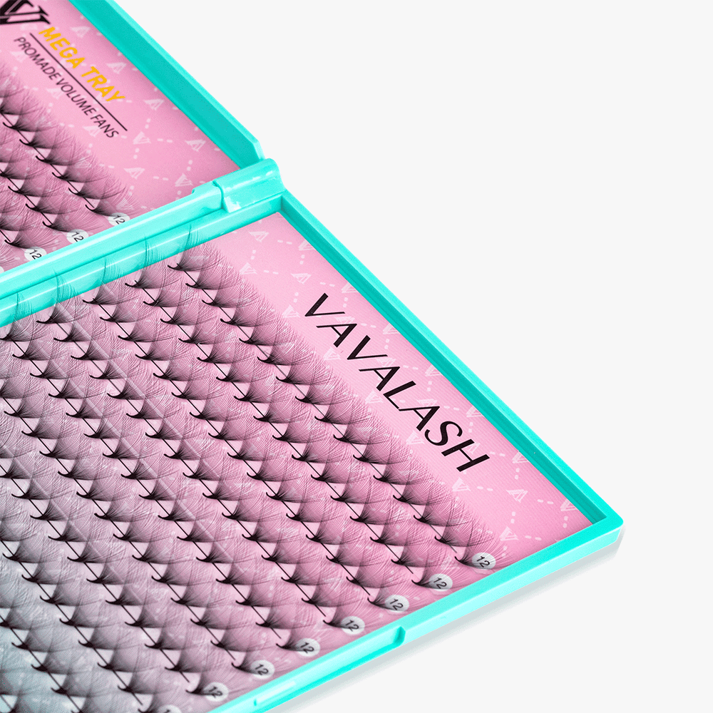 30D LASHBOOK  Promade Mega Volume Fans - 500 Fans