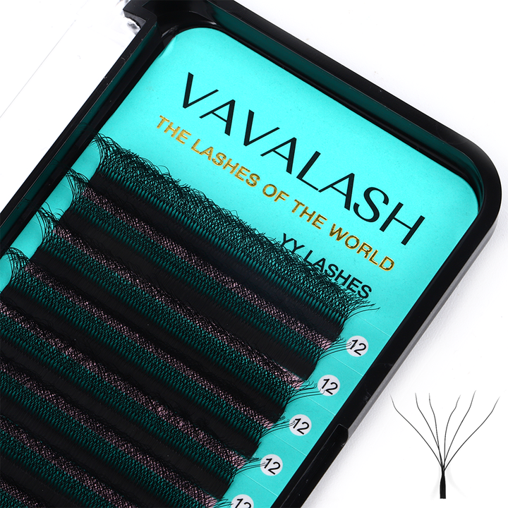 W-Shape 6D Volume Premade Fan Lash Extensions - VAVALASH