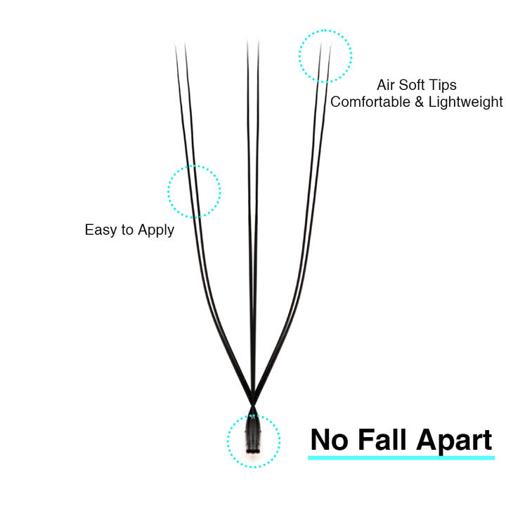 U-Shape Double Layer 3D W Lashes