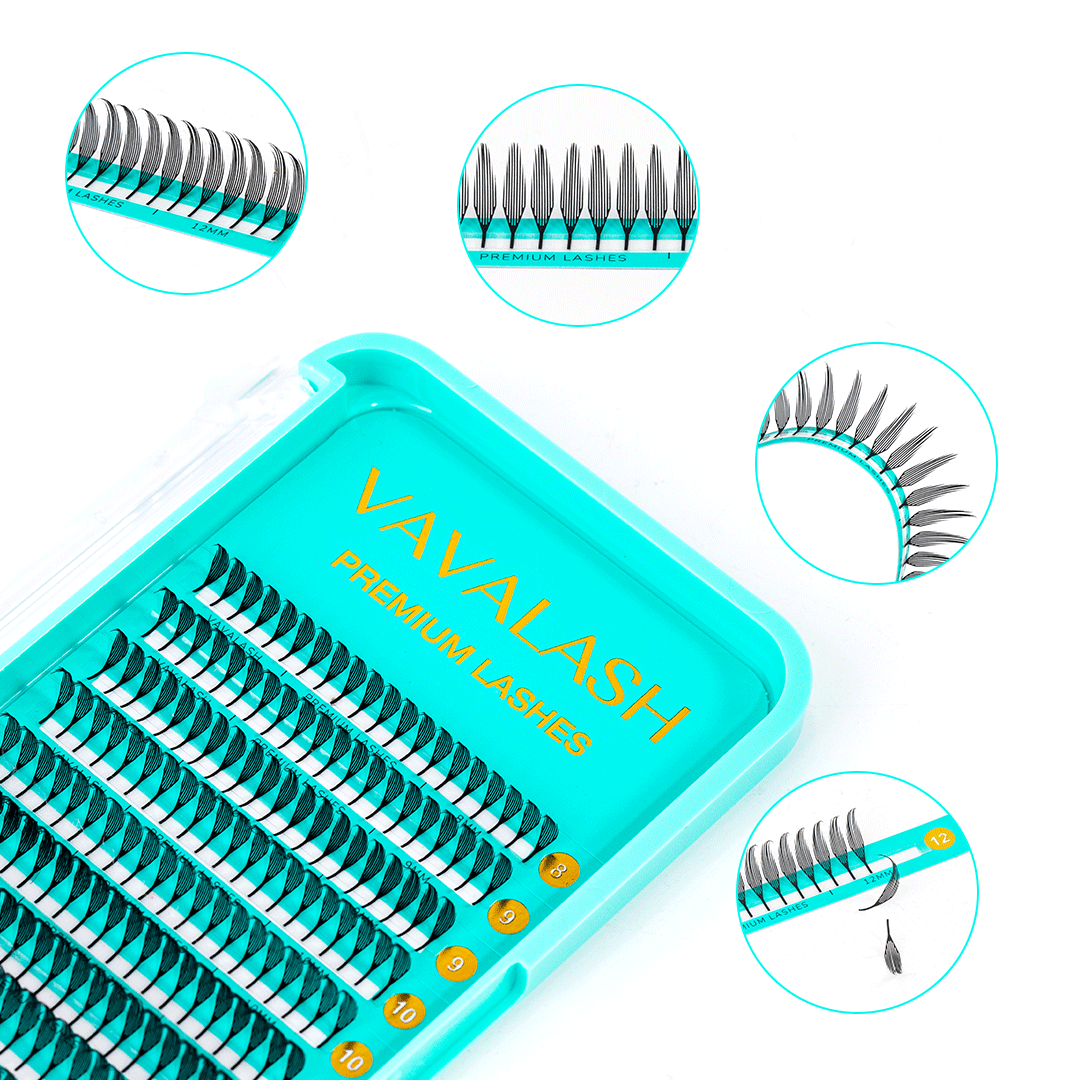 Plume Flake Eyelash Extensions 0.07mm