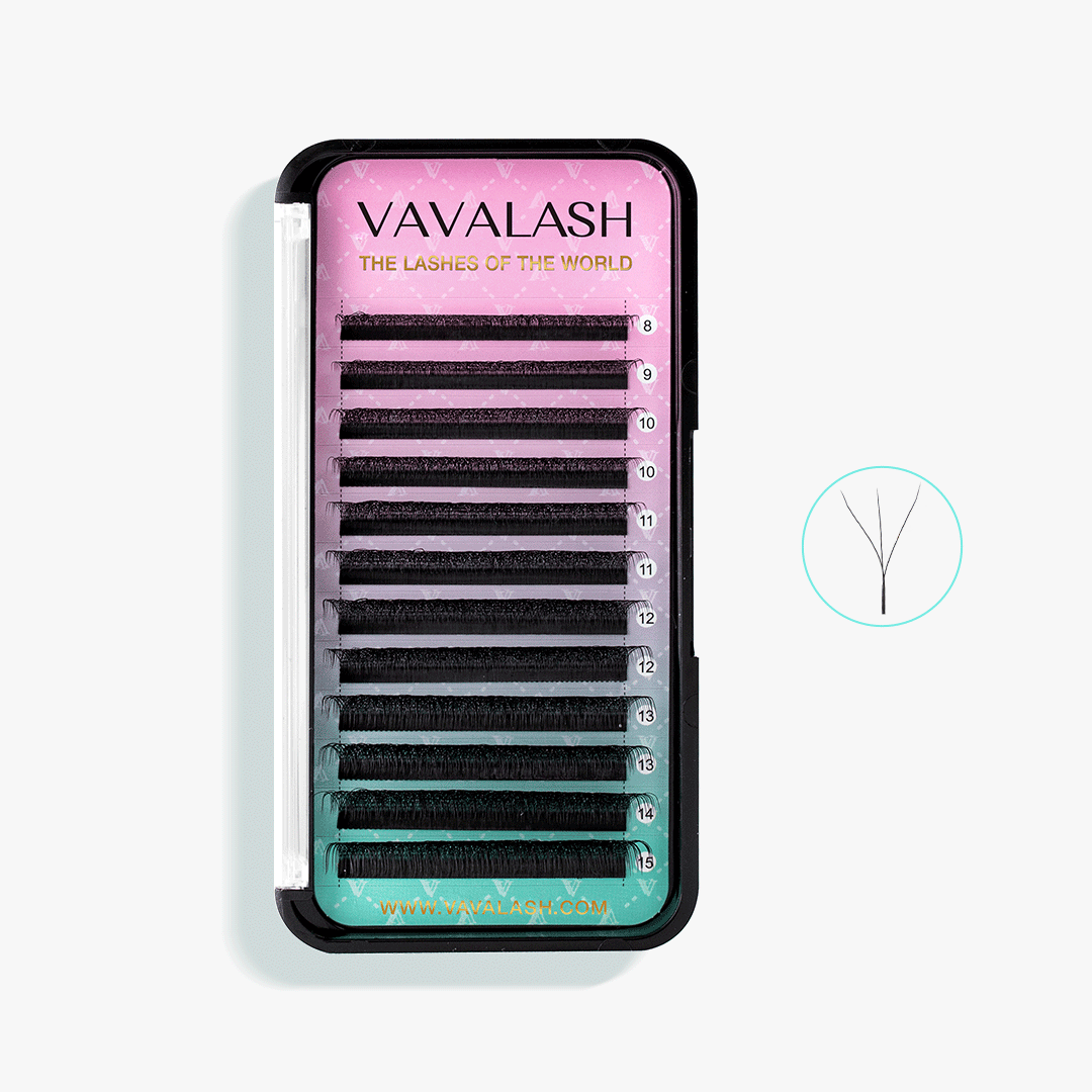 W-Shape 3D Premade Volume Fan Lash Extensions