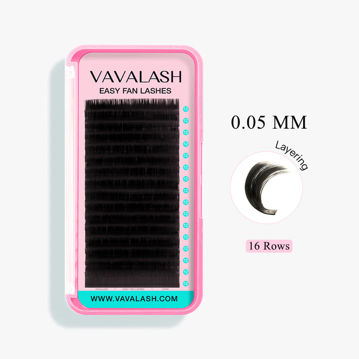 0.05MM 3D Easy Fan Volume Eyelash Extensions