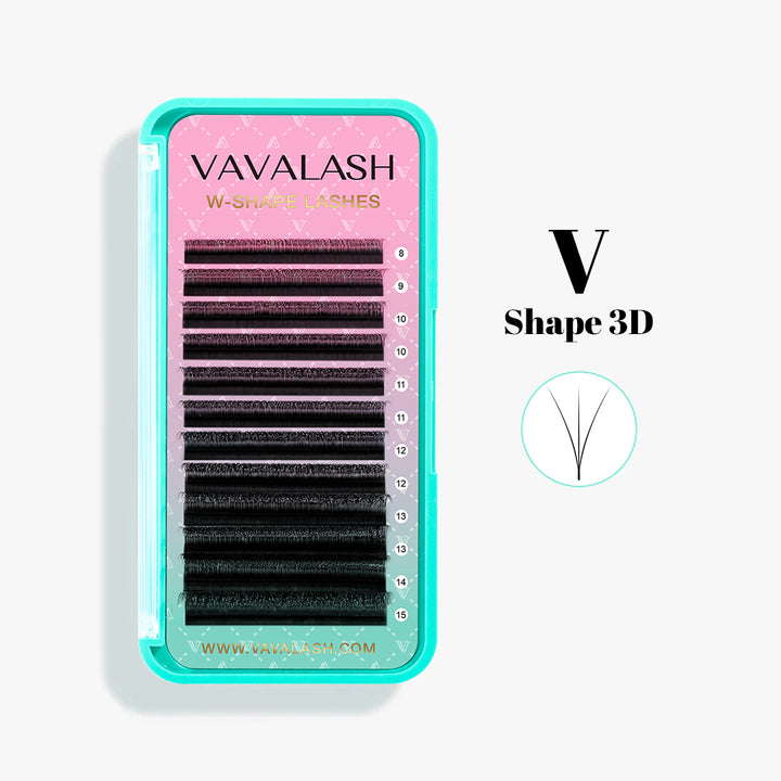 0.07MM V-Shape W 3D Volume Lashes