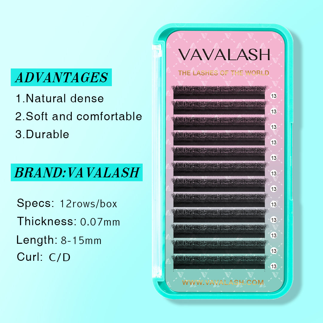 0.07MM U-shape W 5D Volume Lashes