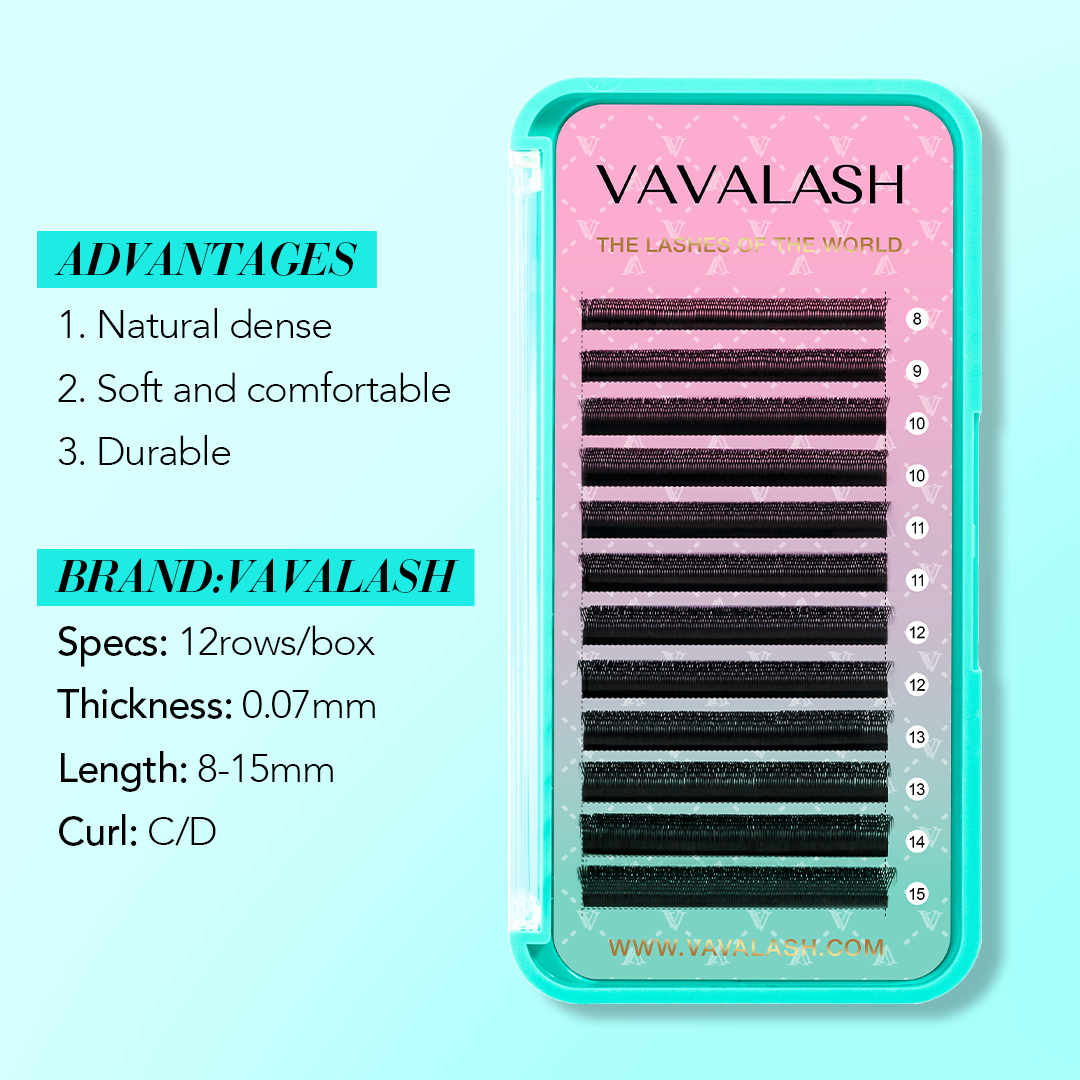 W-Shape 3D Premade Volume Fan Lash Extensions