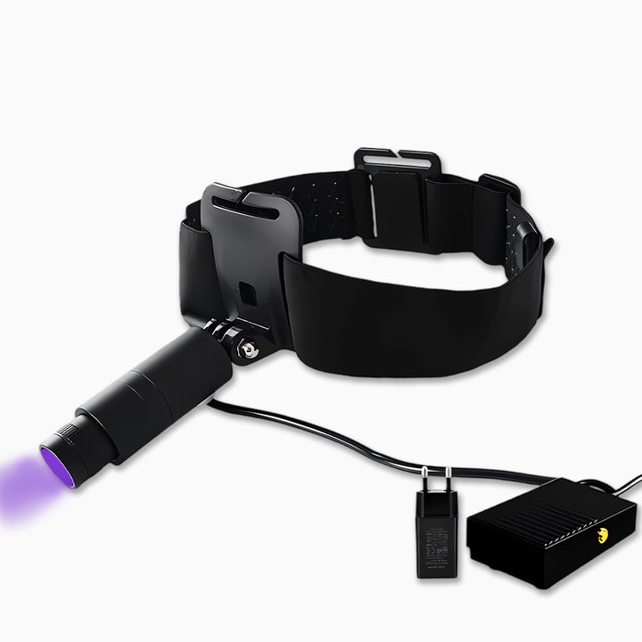 UV/LED Headlamp for Eyelash Extension