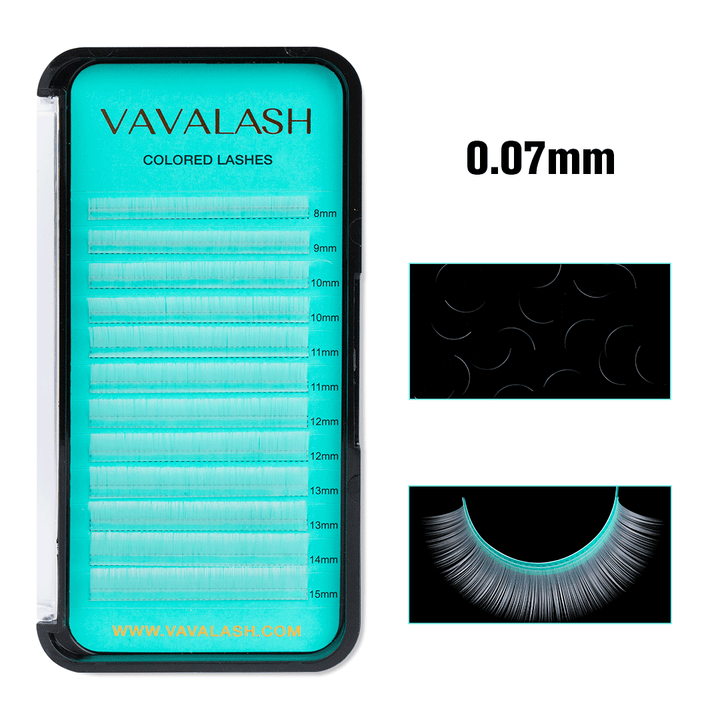 Colored Lash Volume Eyelash Extensions 0.07mm - VAVALASH