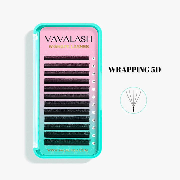 Wrapping W-Shape 5D Volume Premade Fan