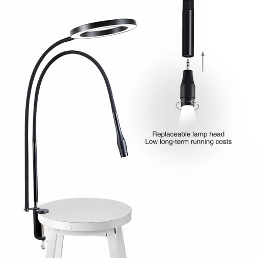 Duo UV/LED Clamp-on Eyelash Glue Lamp- US / EU Standard，eyelash extension
