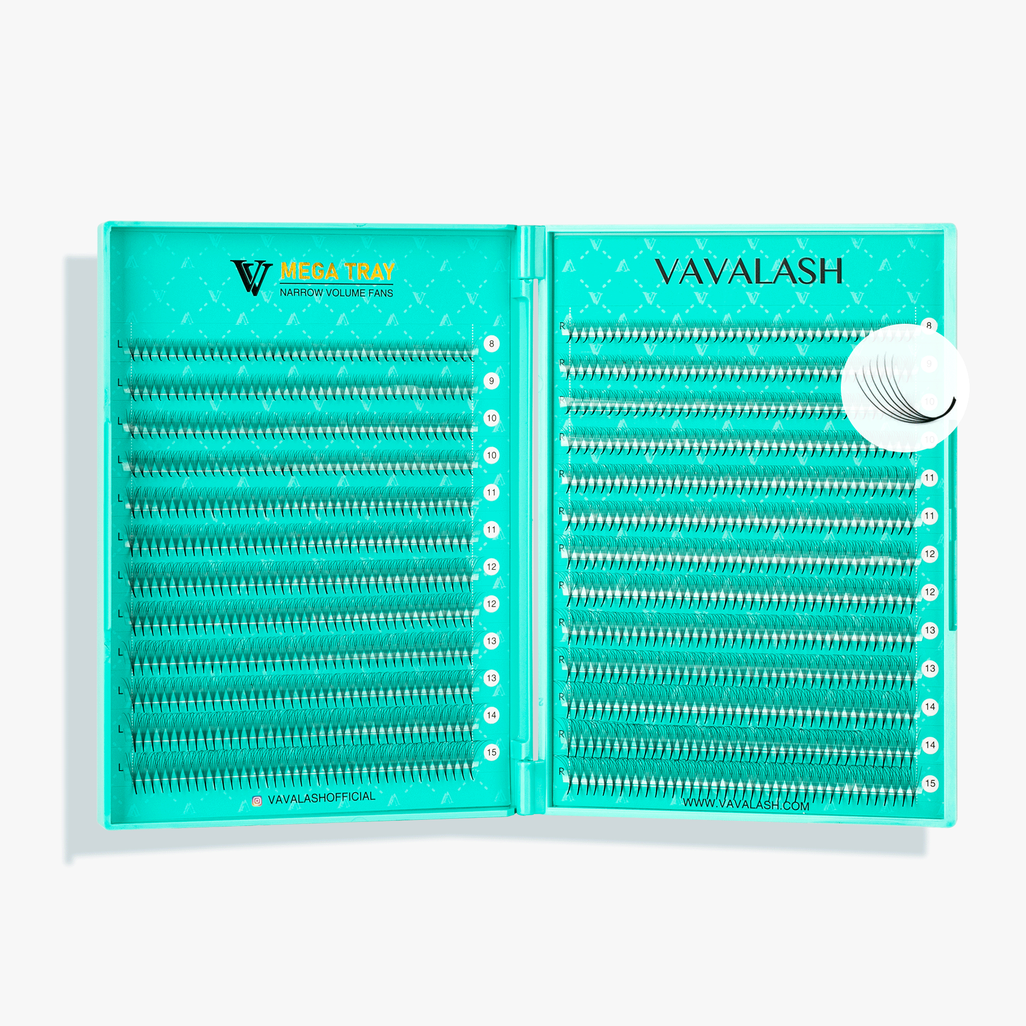6D LASHBOOK Narrow Promade Volume Fans - 1000 Fans – VAVALASH