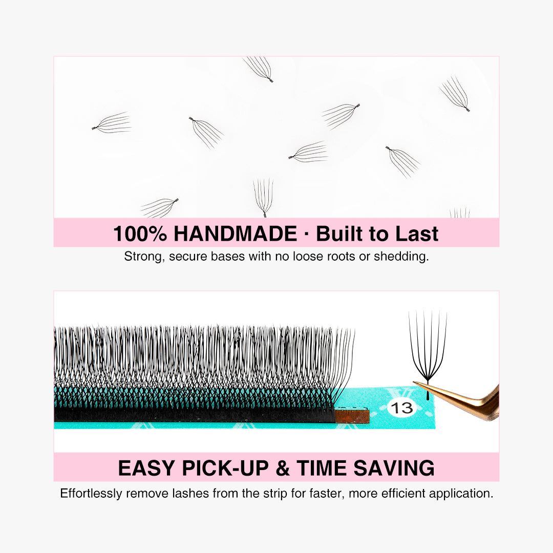 0.07MM U-Shape W 6D Volume Lashes