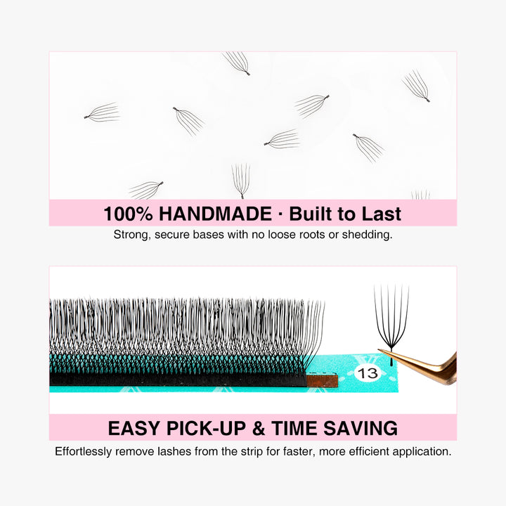 0.07MM U-Shape W 6D Volume Lashes