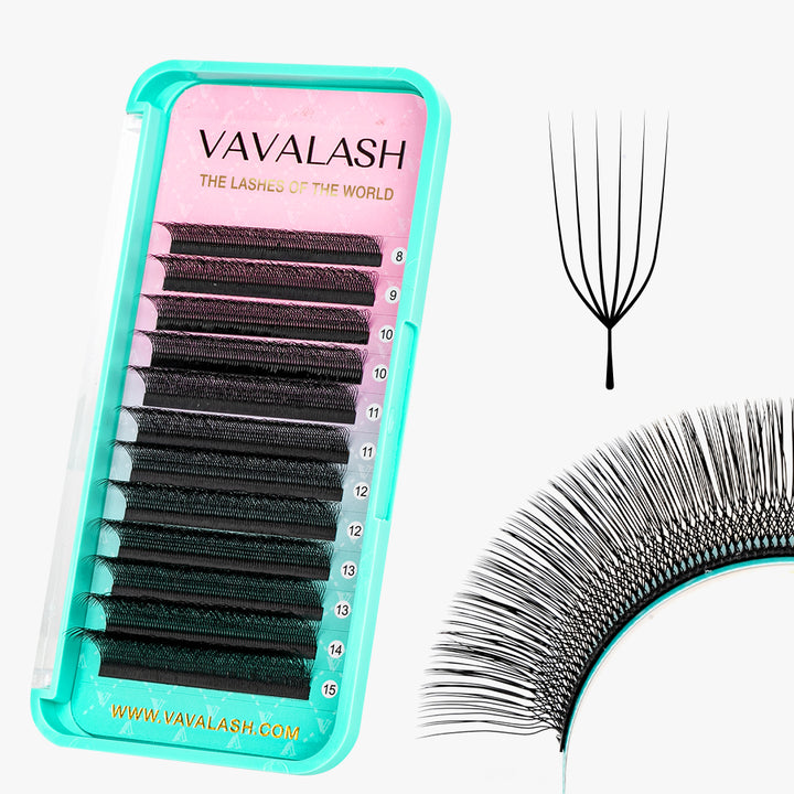 0.07MM U-Shape W 6D Volume Lashes