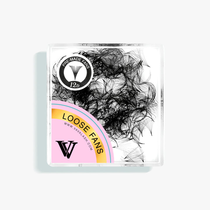 Ventilateurs loose 12D faits à la main avec base pointue /500 ventilateurs