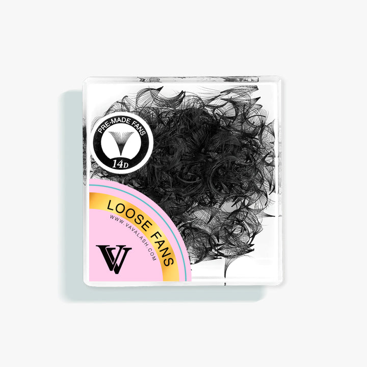 Ventilateurs loose 14D faits à la main avec base pointue /500 ventilateurs