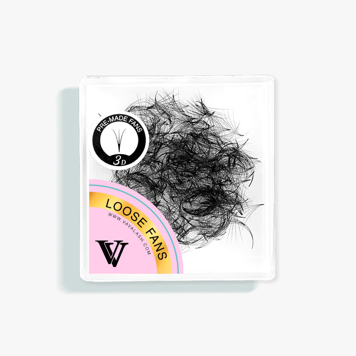 Ventilateurs loose 5D faits à la main avec base pointue /500 ventilateurs