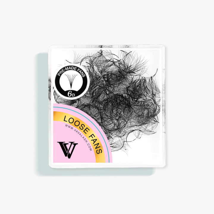 Ventilateurs loose 6D faits à la main avec base pointue /500 ventilateurs