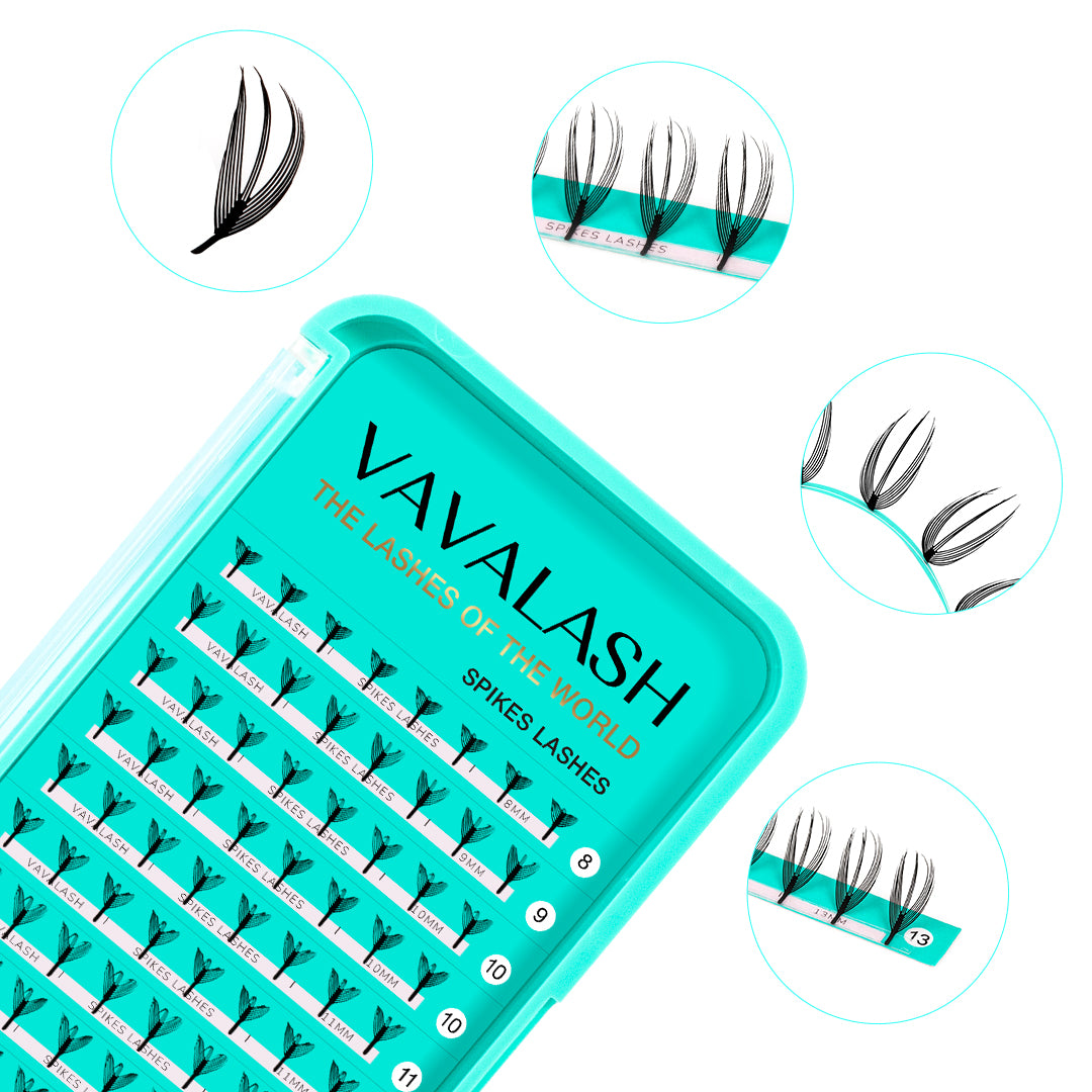 Butterfly Wispy Anime Lashes 0.07mm—Airy Wispy Spikes