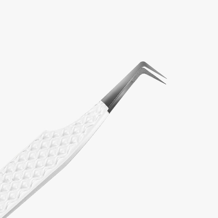 Professional Heart-Shaped Fiber Grip Tweezers