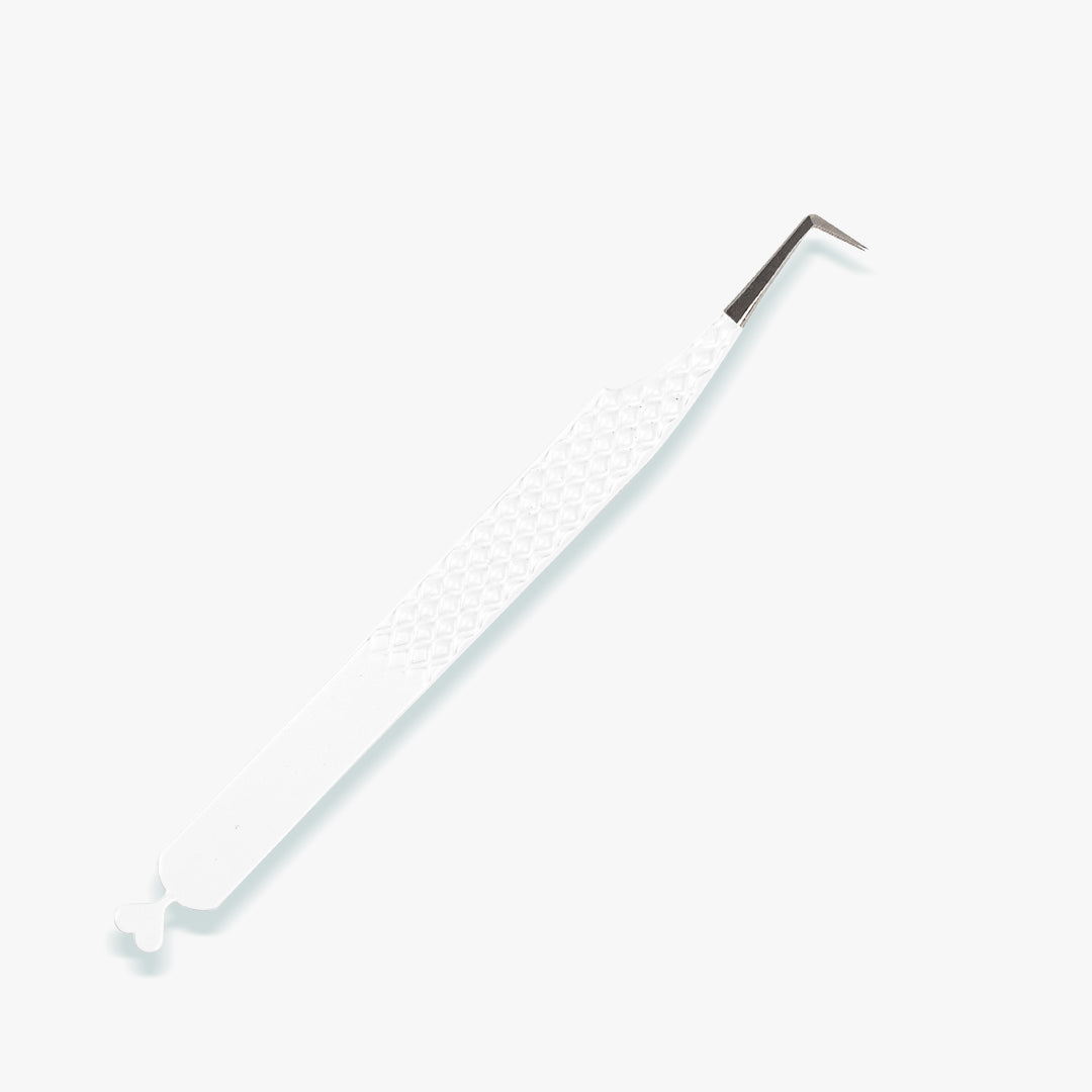 Professional Heart-Shaped Fiber Grip Tweezers