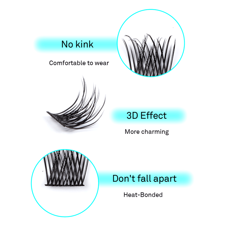 Cluster DIY Lashes 60 PCS 8-16 Mixed Length Style 008