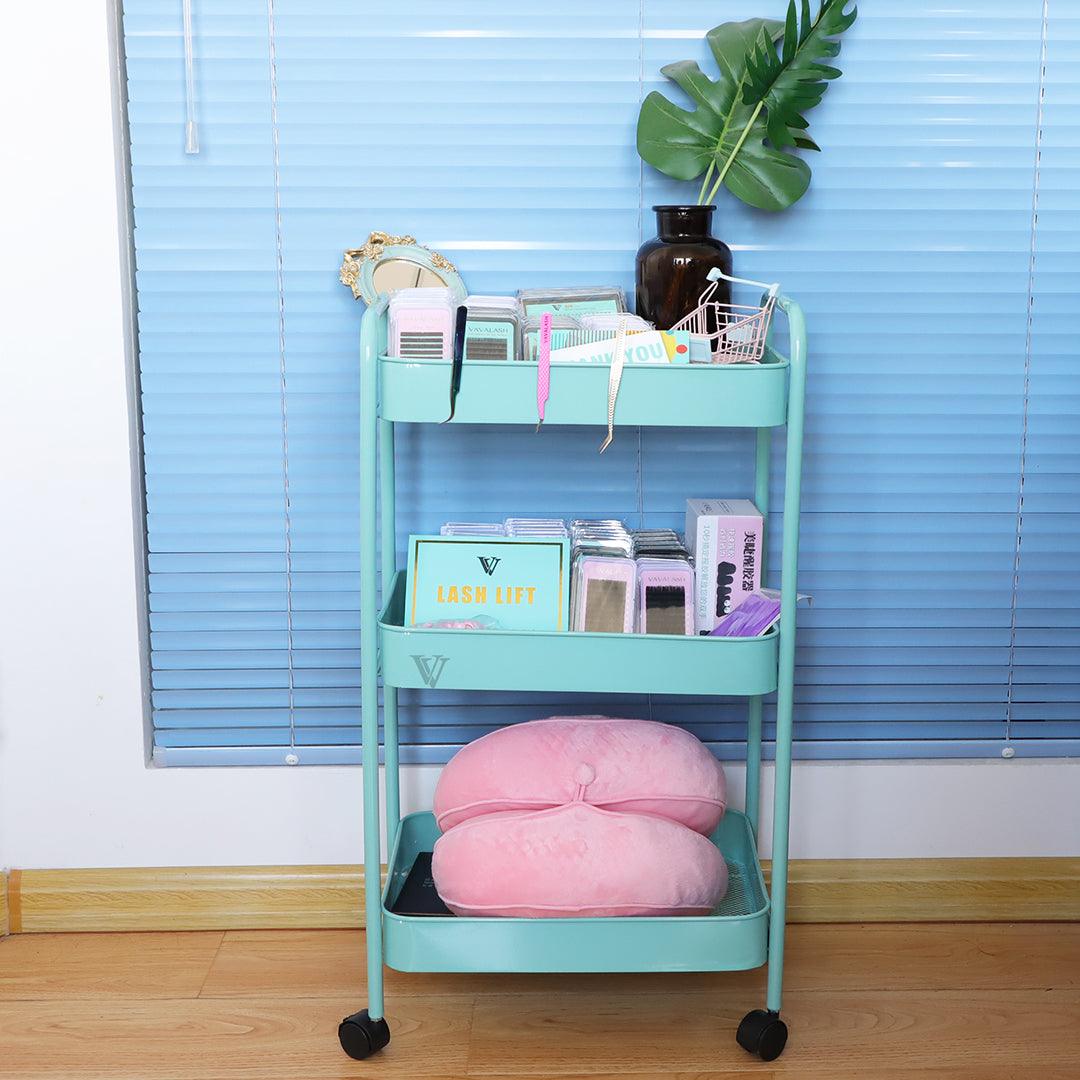 3-Tier Metal Lash Cart Organizer